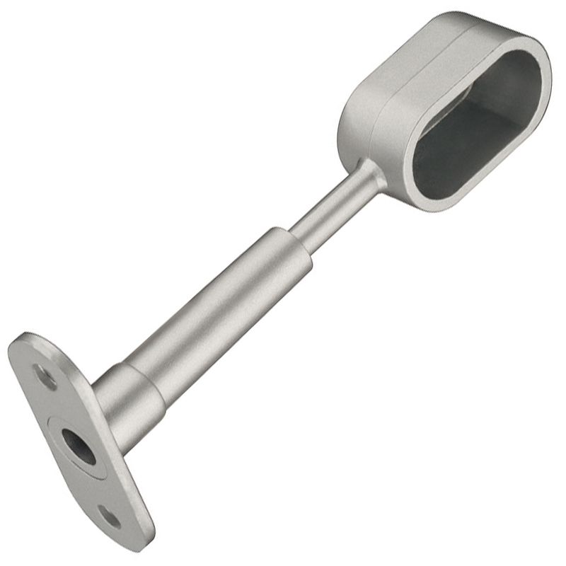 MÁNDLIRÚDTARTÓ KÖZÉPSŐ 30*15mm CSILLOGÓ KRÓM OVÁL ZÁRT IMPORT BÚTORTARTOZÉK