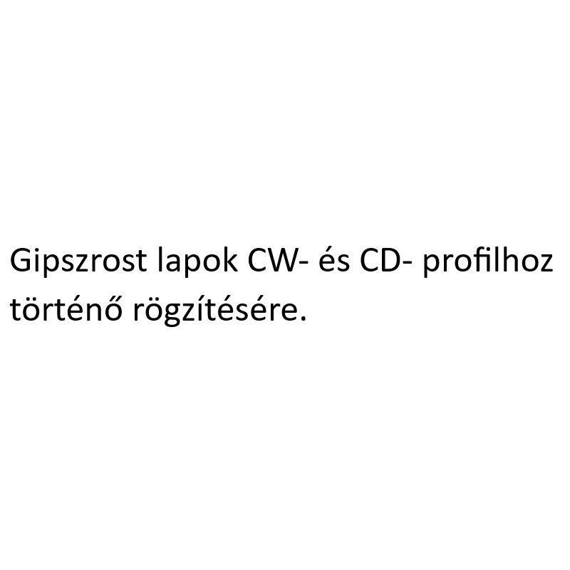 GIPSZROST CSAVAR D3,9*22 GIPSZKARTONHOZ-FOSZFÁTOZOTT IMPORT GIPSZKARTON- GIPSZROST CSAVAR