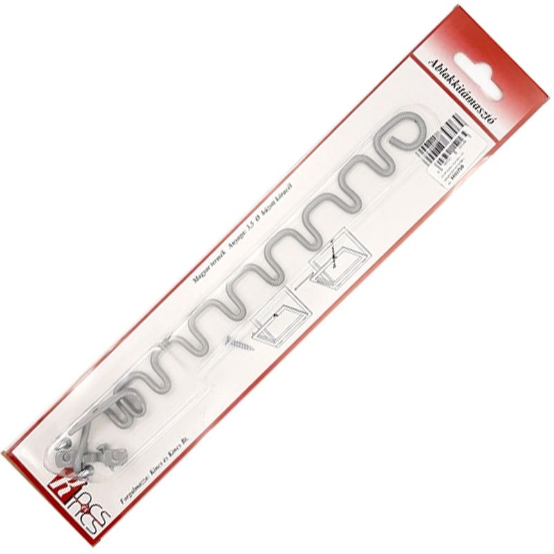 ABLAKKITÁMASZTÓ HULLÁMOS FESTETT SZÜRKE MAGYAR ABLAKVASALAT