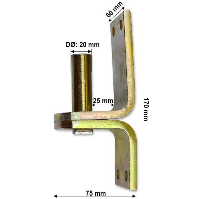 KAPUPÁNT FÜLCSAP D20/25 120° SHG. ELLENDARAB MAGYAR 508 KAPUVASALAT