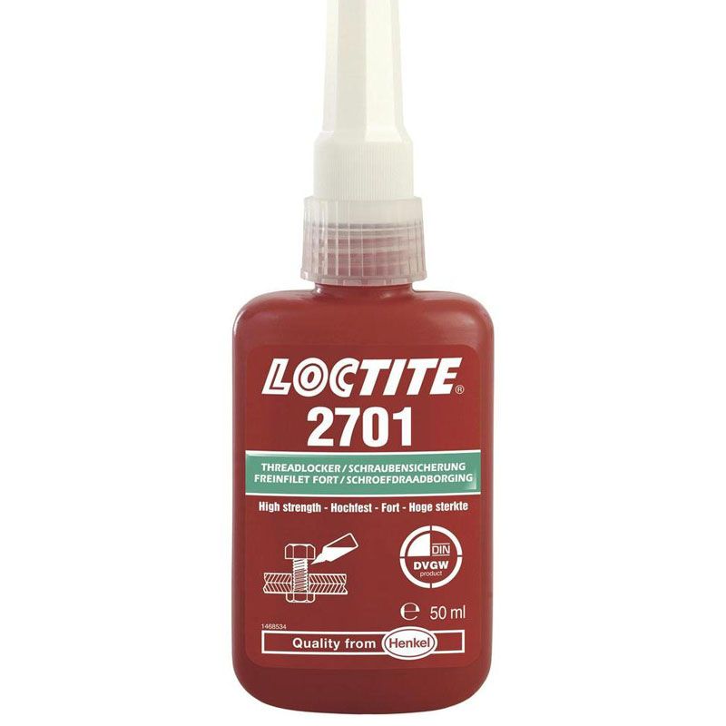 CSAVAR RÖGZÍTŐ 50ML NAGYSZILÁRDSÁGÚ INOXHOZ IS! LOCTITE 2701/50 RAGASZTÁSTECHNIKA CSAVAR RÖGZÍTŐ 50ML NAGYSZILÁRDSÁGÚ INOXHOZ IS! LOCTITE 2701/50 RAGASZTÁSTECHNIKA