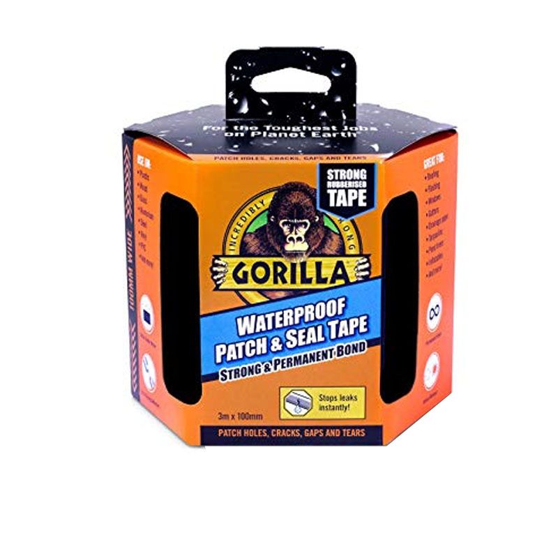 RAGASZTÓSZALAG FEKETE 100mm*3M VÍZÁLLÓ GORILLA 3044720 SZALAGOK RAGASZTÓSZALAG FEKETE 100mm*3M VÍZÁLLÓ GORILLA 3044720 SZALAGOK