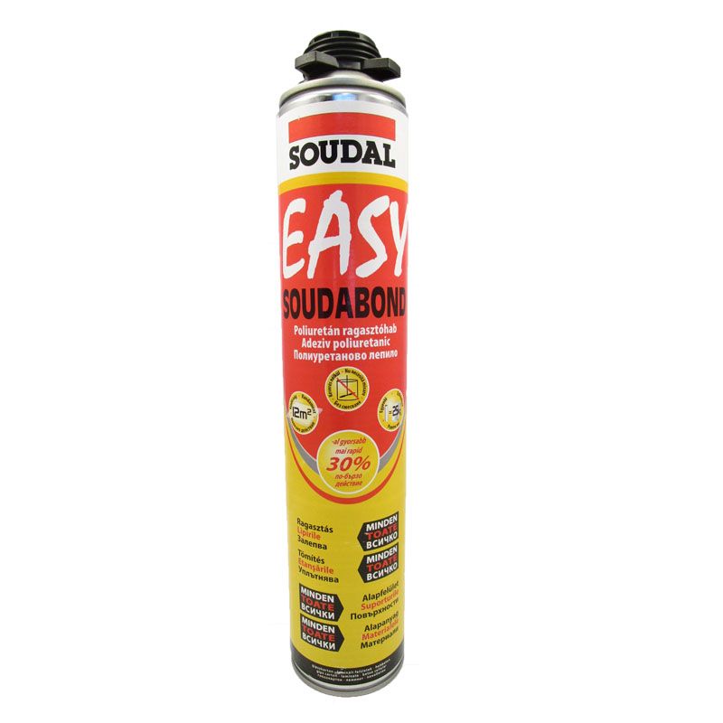 RAGASZTÓHAB GYORSKÖTÉSŰ 750ML PISZTOLYOS IFBT SOUDABOND EASY SOUDAL 123126 TÖMÍTÉSTECHNIKA