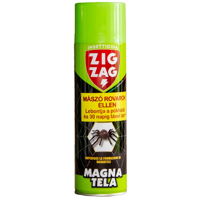 PÓK ÉS PÓKHÁLÓ ELLENI SPRAY 500ML ZIGZAG KÁRTEVŐK ELLENI VÉDEKEZÉS PÓK ÉS PÓKHÁLÓ ELLENI SPRAY 500ML ZIGZAG KÁRTEVŐK ELLENI VÉDEKEZÉS