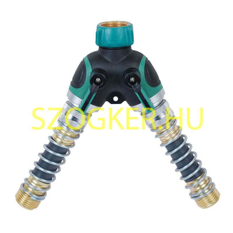 Y-ELOSZTÓ SÁRGARÉZ ELZÁRHATÓ 2ÁG KUPLUNG+BELSŐ MEN 1ÁG 1/2c JIERUI 37025 UTOLSÓ DARAB LOCSOLÁSTECHNIKA