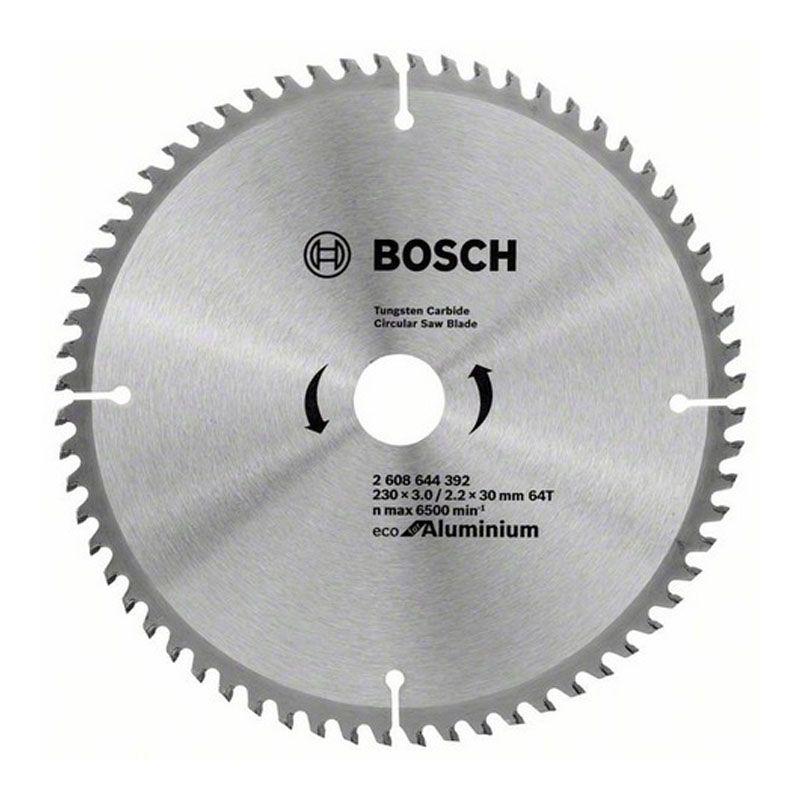 BOSCH 2608644392 KÖRFŰRÉSZTÁRCSA D230*30/64F. ALUMÍNIUMHOZ ECO  KÖRFŰRÉSZ TÁRCSA