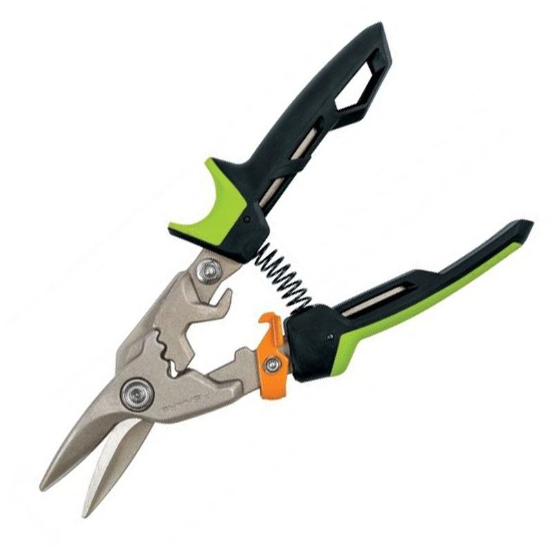 FISKARS 1027208 LEMEZOLLÓ JOBBOS UTOLSÓ DB POWERGEAR AVIATION  VÉSŐ- (KI)VÁGÓ- ÉS LYUKASZTÓ