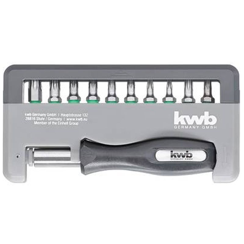 BEHAJTÓHEGY KÉSZLET 12 RÉSZES T10-40 , BIZTONSÁGI TORX 20,25 KWB 49151040 BIT ÉS BEHAJTÓ HEGYEK BEHAJTÓHEGY KÉSZLET 12 RÉSZES T10-40 , BIZTONSÁGI TORX 20,25 KWB 49151040 BIT ÉS BEHAJTÓ HEGYEK