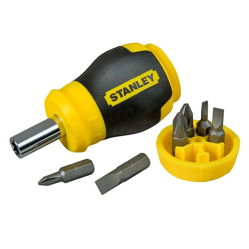 STANLEY 066357 CSAVARHÚZÓ CSERÉLHETŐ FEJŰ MULTIBIT 2EH,2PZ,2PH 6DB-OS 