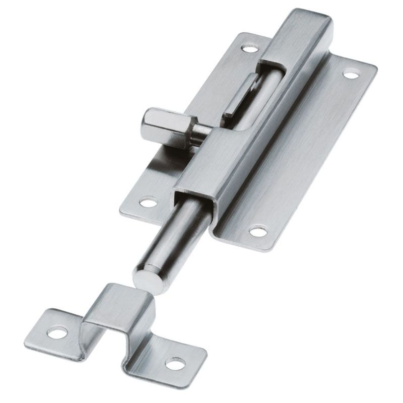 AMIG 800/8068 TOLÓZÁR BAJONETT 100mm INOX HENGERES KIVITEL  BÚTORVASALAT