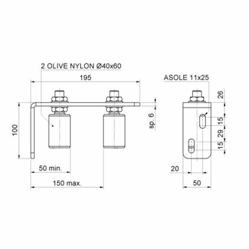COMBI 456 VEZETŐGÖRGŐ KAPUHOZ-DUPLA D40*60 FEHÉR-HG. CSAVAROZHATÓ KAPUVASALAT COMBI 456 VEZETŐGÖRGŐ KAPUHOZ-DUPLA D40*60 FEHÉR-HG. CSAVAROZHATÓ KAPUVASALAT