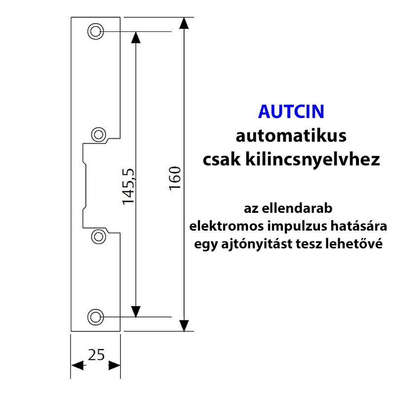 TESA CERAUTCIN AI ZÁRTEST ELLENDB EL. STANDARD IMPULZUS MŰKÖDTETÉSŰ RÖVID AJTÓZÁR TESA CERAUTCIN AI ZÁRTEST ELLENDB EL. STANDARD IMPULZUS MŰKÖDTETÉSŰ RÖVID AJTÓZÁR