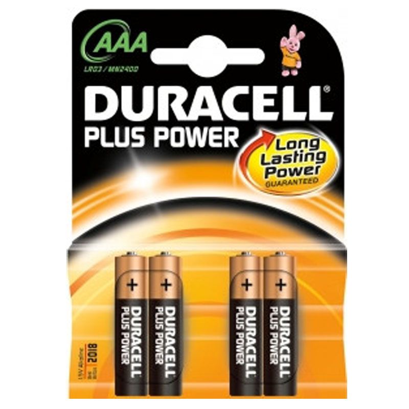 DURACELL MN2400 MIKRÓ CERUZAELEM 1.5V AAA BASIC LR03 04DB/CSOMAG  ELEMEK ÉS TÖLTŐK