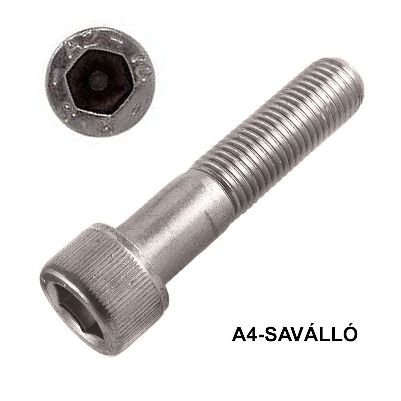 BK HENGERESFEJŰ M10*50 DIN 912 A4 SAVÁLLÓ METRIKUS CSAVAROK BK HENGERESFEJŰ M10*50 DIN 912 A4 SAVÁLLÓ METRIKUS CSAVAROK