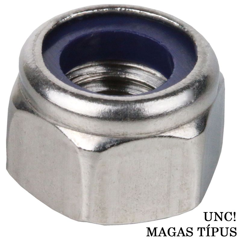 ÖNBIZT.ANYA MŰAG.BET.3/8col DIN 982 UNC HG. MAGAS  ANYACSAVAR