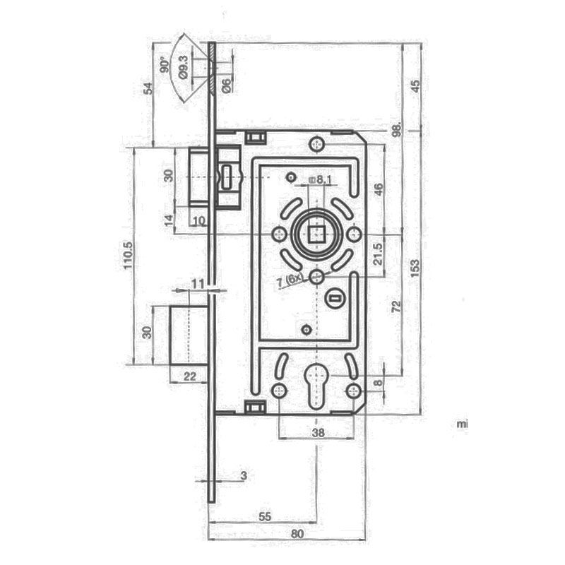 ZÁRTEST BEVÉSŐ CILINDERES BAL 55/72/20/8 FAAJTÓHOZ FÉM NYELV TESLA V8072L AJTÓZÁR ZÁRTEST BEVÉSŐ CILINDERES BAL 55/72/20/8 FAAJTÓHOZ FÉM NYELV TESLA V8072L AJTÓZÁR