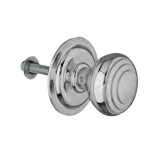 AMIG 14/6445 AJTÓGOMB FIX ROZETTÁS D61/80 MATT KRÓM GÖMB EXTRA NAGY 