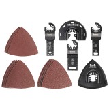 CSISZOLÓ ÉS VÁGÓ KÉSZLET 17DB MULTIMASTERHEZ KWB 49708950 TARTOZÉKOK