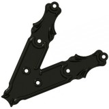 KAPUVASALAT 268*60*2.5mm FIX 45FOKOS FEKETE DÍSZES PACZERA PS 7-300 UTOLSÓ DBOK