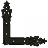 KAPUVASALAT 323*76*2.5mm FIX 90FOKOS FEKETE DÍSZES PACZERA PT 9-300 UTOLSÓ DBOK