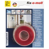 FIX-O-MOLL 4501 KÉTOLDALAS RAGASZTÓSZALAG 1,5M*19mm POWER-TECH.SZÍNTELEN  SZALAGOK