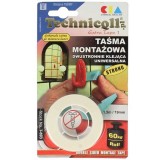 KÉTOLDALAS RAGASZTÓSZALAG 1,5M*19mm MONTÁZS RAGASZTÓ TECHNICOLL T-693 UTOLSÓ DB-OK SZALAGOK