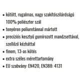 VÉDŐKESZTYŰ PRECÍZIÓS FEKETE 9 G1PUBB MÁRTOTT TENYÉR PU COVERGUARD 6039