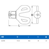 UNIOR 623448 KÜLLŐKULCS TORX 1630/4DTPR  SZERSZÁM-KULCSOK