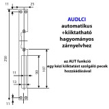 TESA CERAUDLCI AI ZÁRTEST ELLENDB EL. STANDARD IMPULZUS MŰK.KIKAPCSOLH.HOSSZÚ  AJTÓZÁR