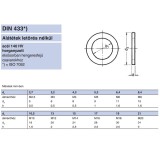 LAPOS ALÁTÉT EXTRA M10(D10.5) DIN 433 HG. IMPORT ALÁTÉTEK
