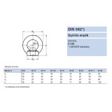 GYŰRŰS ANYA M27 DIN 582-C15 HG. IMPORT ANYACSAVAR