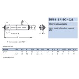 HERNYÓCSAVAR BK M6*16 DIN 915-45H NAT. CSAPOS IMPORT METRIKUS CSAVAROK