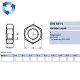 BALOS ANYA HATLAPÚ M8 DIN 934-8 HG. IMPORT ANYACSAVAR