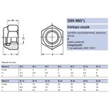 ÖNBIZT.ANYA MŰAG.BET.M5 DIN 985-8 HG.  ANYACSAVAR