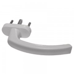 ABLAK FÉLKILINCS ALU EZÜST FESTETT KAPPA ABK-0160 ABLAK-ERKÉLYAJTÓ KILINCS