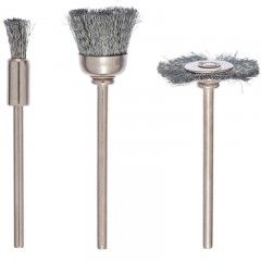 BOSCH 2609256554 DRÓTKEFE KÉSZLET 3DB-OS ACÉL DRÓTBÓL MINI  DRÓTKORONGOK ÉS KEFÉK