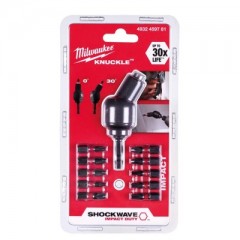 SAROKBEHAJTÓ ADAPTER+10BIT WB KNUCKLE SZÖGHAJTÁSSAL MILWAUKEE 4932459781 FÚRÁS ÉS CSAVAROZÁS