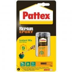 RAGASZTÓ EPOXY REPAIR 2x5.5ml FA,FÉM,KŐ,KERÁMIA,MŰANYAG PATTEX 1519057 RAGASZTÁSTECHNIKA