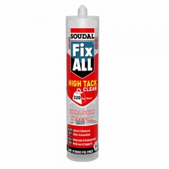 RAGASZTÓ 290ML FIX-ALL HIGH TACK CLEAR SOUDAL 131747 RAGASZTÁSTECHNIKA