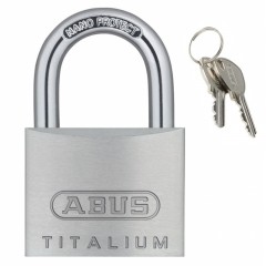 LAKAT 40mm EGYZÁRLATÚ TITALIUM INOX KA6416 64TI/40 ABUS 72740KA LAKAT-LAKATPÁNT-LÁNC