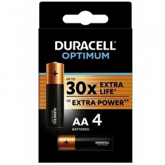 DURACELL MX1500 D6OA01 CERUZAELEM 1.5V AA OPTIMUM  4DB/CSOMAG  ELEMEK ÉS TÖLTŐK