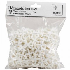 FUGA-HÉZAGOLÓ KERESZT 3mm 500DB/CSOMAG MAGYAR 1202 ÉPÍTŐIPARI SZERSZÁMOK