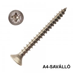 FAFORGÁCSLAPCSAVAR SF D4.0*35 DIN 7505 A4 SAVÁLLÓ KH TM IMPORT FAFORGÁCSLAP CSAVAR