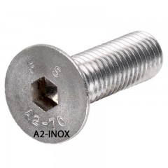 BK SÜLLYESZTETTFEJŰ M02*06 DIN 7991 A2 INOX  METRIKUS CSAVAROK